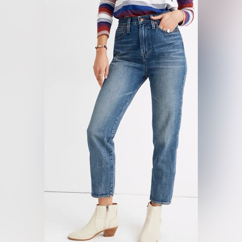 Madewell The Momjean in Downey Wash size 26